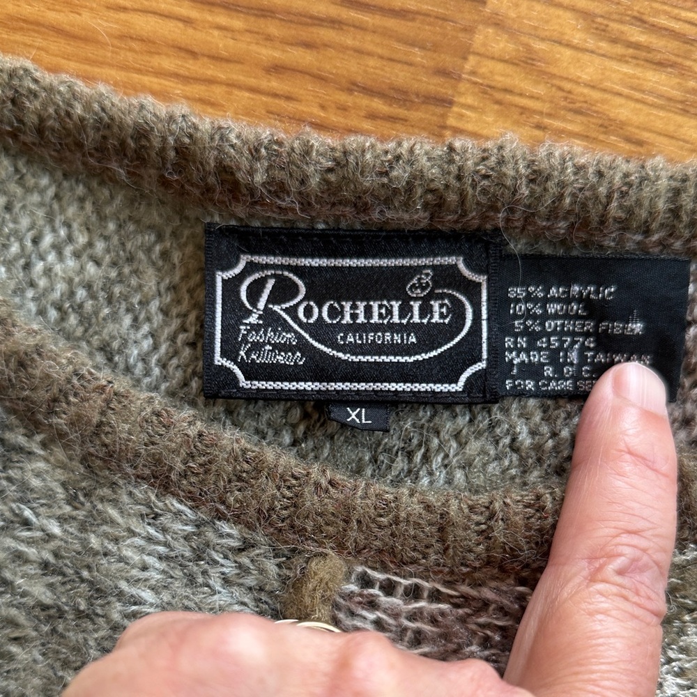 Multicolor Patchwork Sweater - image 3